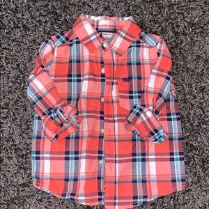Carters toddler boy button up
